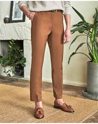 Camel looks amazing with blue, white, pink, red, green, and black. Camel Slim Leg Wool Blend Trouser Pure Collection