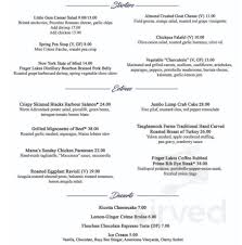 #3 of 5 b&bs / inns in trumansburg. Inn At Taughannock Falls Menu In Trumansburg New York Usa