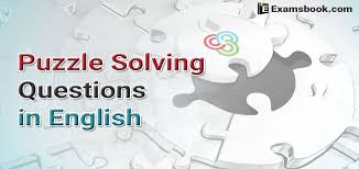 25 english puzzle questions with answers. Puzzle Solving Questions With Answers In English