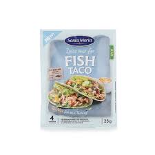 Sprinkle each with remaining cilantro. Santa Maria Fish Taco Spice Mix 25g Spinneys Uae