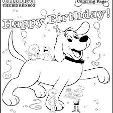 Clifford puppy days coloring sheet. Birthday Games Clifford The Big Red Dog Coloring And Activity Page Birthday Coloring Pages Clifford Birthday Party Dog Birthday Party