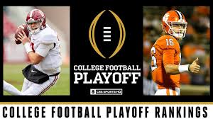 Alabama the latest lsu team stats, ncaa football futures & specials, including vegas odds the tigers winning the college football playoff national. College Football Playoff Rankings Top 5 Unchanged Cbs Sports Hq Youtube