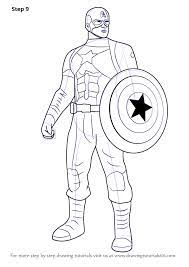 Learn How To Draw Captain America From Captain America Civil War Captain America Captain America Coloring Pages Captain America Drawing Captain America Sketch