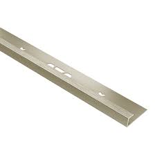 Schluter® systems is dedicated to providing innovative solutions for tile installation. Schluter Systems Vinpro S Tile Edge 0 25 In Brushed Nickel Vps60atgb Rona