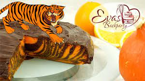 Dieser tigerkuchen ist ganz einfach in der zubereitung und sorgt trotzdem für große begeisterung am kaffeetisch. Tiger Kuchen Kurbis Kuchen Mit Schokolade Und Orange Halloween Backen Mit Evasbackparty Youtube