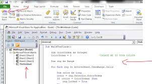 If you protect the worksheet using vba and set the optional userinterfaceonly parameter to true, then other macros may be able to access locked cells. Excel Lock Cells Based On Color Super User