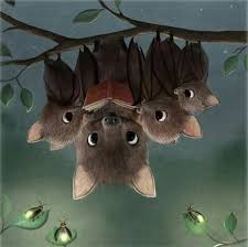Mama Lee Cuentos Antes De Dormir A Murcielaguitos Animal Illustration Cute Animal Drawings Animal Drawings
