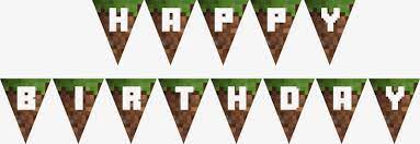 1st birthday elmo letter banner kit 2pc cardstock decorations. Two Magical Moms Minecraft Party Printables Free Minecraft Party Printables Party Printables Free Minecraft Birthday