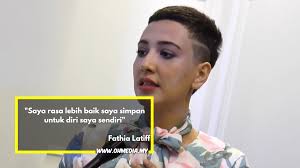 Fathia latiff tayang dada, netizen doakan semoga kembali tutup aurat. Sukar Untuk Jelaskan Kenapa Saya Buka Tudung Fathia Latiff Oh Media