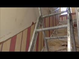 Download 86 creepy stairwell stock photos for free or amazingly low rates! How To Strip Wallpaper On A Staircase Youtube
