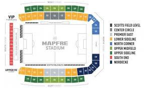 Ohio Stadium Seat Map Mapfre Stadium Seating Ohio Usa Within