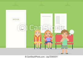 Bring your loved ones to oklahoma children's hospital at ou health for pediatric services and specialists you won't find anywhere else in oklahoma, including oklahoma city's only 24/7 pediatric emergency room. Waiting Room For Children In Hospital Sick Kids Sitting On Chairs And Waiting For Doctor Examination Vector Illustration In Canstock