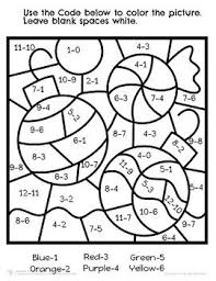 Christmas Color By Code Math Kids Math Worksheets Christmas Math Christmas Preschool Theme