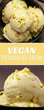 Pistachio ice cream is perfect on its own but dress it up and drizzle with chocolate sauce or serve with shortbread cookies. Creamy And Beautifully Green Vegan Pistachio Ice Cream Smooth And Wonderfully Textured With All Pistachio Ice Cream Cream Recipes Vegan Ice Cream Recipe