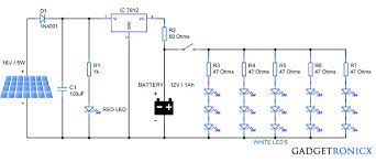 This is very easy solar garden light circuit diagram with least parts the best arrangement is that is totally auto and the solar board goes about as a light identifier. Solar Garden Lights Circuit Gadgetronicx