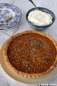 Pumpkin pie is a traditional dessert made with a warm spiced pumpkin custard filling and. Sarah Cooks Cardamom Tahini Pumpkin Pie
