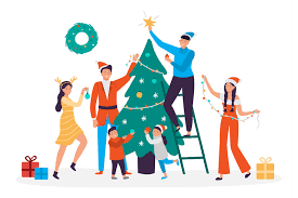 With our large selection of home goods, you're likely to find something that you'll love. Happy People Decorating Christmas Tree Family Preparing For New Year By Tartila Thehungryjpeg Com