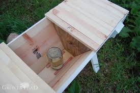 In a top bar hive, bees tend to attach their comb to the walls of the inner hive cavity. Building A Top Bar Hive The Grovestead