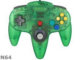 New Translucent Green Game Controller Gamepad Joystick For Nintendo 64 Techexpress Nz Nintendo 64 Game Controller Nintendo 64 Console