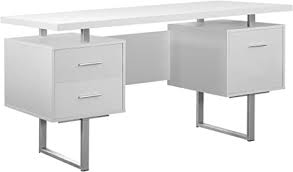 We did not find results for: Amazon Com Monarch Specialties White Hollow Core Silver Metal Office Desk 60 Inch Furniture Decor