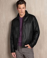 Perry Ellis Portfolio Jacket Open Bottom Lambskin Leather Jacket Lambskin Leather Jacket Leather Jacket Big And Tall Jackets