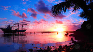 Easyservicedapartments has uploaded 200 photos to flickr. Boat In The Lagoon Of Bora Bora At Sunset Landscape Tahiti Stock Footage Photos Videos Banque D Images