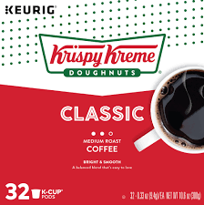 Krispy kreme has been serving delicious, world class doughnuts and coffee since 1937. Krispy Kreme Classic Medium Roast Coffee K Cup Pods 32 Ct Qfc