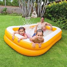 Intex Inflatable Mandarin Swim Center Family Lounge Pool New Children Swimming Pool Family Inflatable Pool Inflatable Swimming Pool