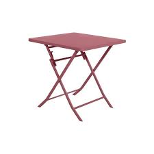 Picnic table mutifunctional outdoor portable folding table barbecue picnic tables for camping 55.5x40cm table camping pliante. Table De Jardin Carree Greensboro 70 X 70 Cm Marsala Hesperide Achat Vente Table De Jardin Table De Jardin Carree Cdiscount