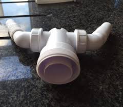 Connect the waste pipes from two sinks and then to the drain or connect to your dishwasher. How Do I Connect Both My Dishwasher And Washing Machine Waste Pipe To The Same Sink Home Improvement Stack Exchange