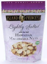 Lightly Salted Hawaiian Macadamia Nuts Available In 1 25lb Stand Up Bag 10oz Stand Up Bag 2 5oz Snack Bag And 1 2oz Macadamia Nuts Macadamia Hawaiian Snacks