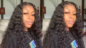Key features 24 inches lace closure human hair wig in black, the wig is made with good quality hair and can be curled and straightened to various styles. Brazilian Deep Wave 24 Inch Wig Summer Ready Ft Eullair Hair Youtube