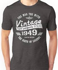 70th Birthday T Shirt Ideas Vintage 1950 70th Birthday Gift For Men T Shirt By Yetbubble 50th Birthday Gifts For Men 60th Birthday Gifts For Men 30th Birthday Gifts For Men