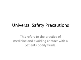 Special precautions must be observed when disposing of biological waste and materials contaminated with. Ppt Universal Safety Precautions Powerpoint Presentation Free Download Id 2031241