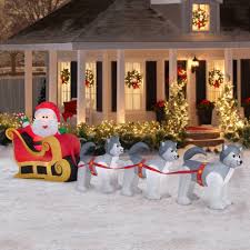 Decorated to be a whimisical christmas decoration for any husky lover's home. Husky Christmas Yard Decoration Novocom Top