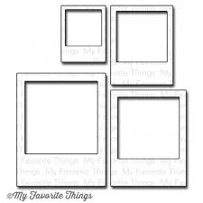 Tamaño polaroid mejor precio 2020. Tamano Aprox Del Set 9 Cm X 11 1 Cm Cantidad 4 Troqueles Material Acero Polaroid Frame Card Sketches Paper Crafts