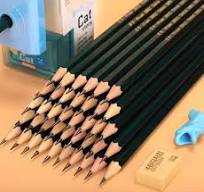 HB pencil set wood drawing pencils with 2.5mm erasable lead ...