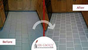 Tap on the tiles with the plastic backside of a screwdriver. A Professional Grout Recoloring Job Gave This Century Old Home In Forest Hills Ny A Hint Of Modern