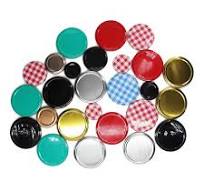 OEM ODM Round Glass Jar Bottle Hot Popular Tin Metal Canning Jar Lid 38mm  63mm Screw Metal Lids