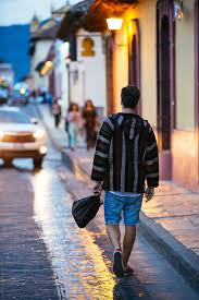 We did not find results for: Young Man Walking Down The Street Of A Colonial Mexican City At Dusk Wearing A Poncho Sweater By Alejandro Moreno De Carlos