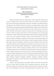 Pdf Peran Penting Mahasiswa Pascasarjana Pada
