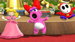 Mario Party 9◇Step It Up #482 (3 vs 1)Peach, Birdo, Shy Guy vs Luigi -  YouTube