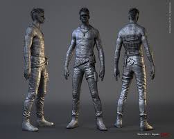 Dmc Dante Ninja Skin Dlc Jeen Lih Lun Dante 3d Characters Topology