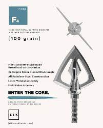 Fixed broadheads also take more work to fly true and may require a special set of arrows for each bow you use. Sik Broadheads We Have No Hesitation Saying The F4 Is The Most Accurate Fixed Blade Broadhead On The Market Today This 4 Blade All Stainless Steel Broadhead Delivers Time And Time Again