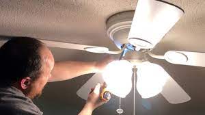 Ceiling fan generally wobbles because of these two reasons. How To Fix A Ceiling Fan Wobble Ceiling Fan With Lights Youtube