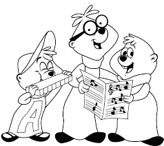 Coloring pages online for kids and family. Alvin And The Chipmunks Coloring Pages