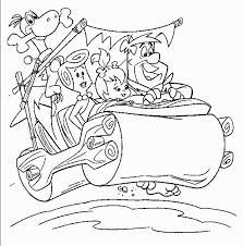 coloriage a imprimer la famille pierre feu en voiture gratuit et colorier disney coloring pages for girls du 4 juillet