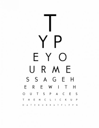 Free Snellen Eye Chart A3 Right Printable Eye Charts