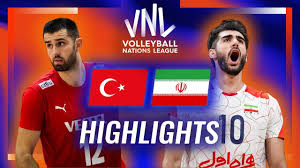 خلاصه بازی والیبال ایران و ترکیه