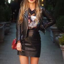Et voilà une tenue pour l'hiver ! Comment Porter La Jupe En Cuir Mes Bonnes Copines